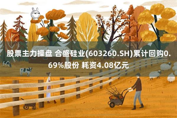 股票主力操盘 合盛硅业(603260.SH)累计回购0.69%股份 耗资4.08亿元