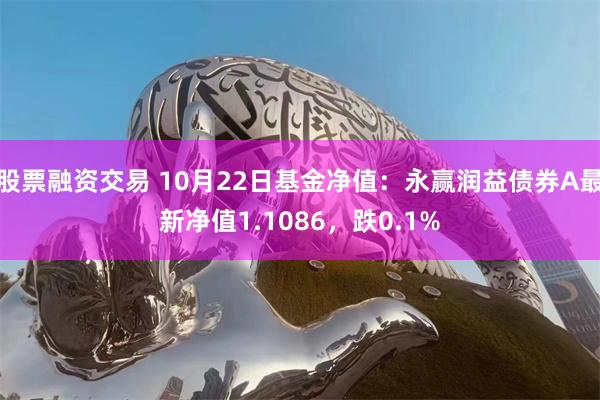 股票融资交易 10月22日基金净值：永赢润益债券A最新净值1.1086，跌0.1%